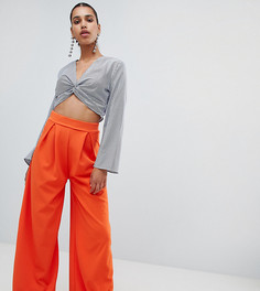 Брюки широкого кроя PrettyLittleThing - Оранжевый