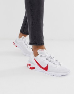 Белые кроссовки Nike react element 55 - Белый