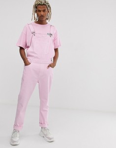 Розовый джинсовый комбинезон ASOS DESIGN - Розовый