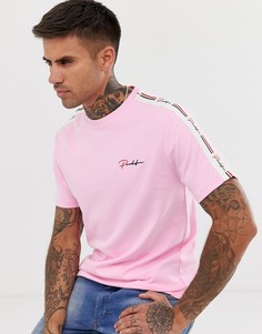 Розовая футболка с кантом River Island - Розовый