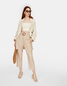 Брюки карго в стиле рустик Stradivarius
