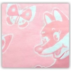 Одеяло байковое Осьминожка Одеяло байковое х/б 100*118 розовый