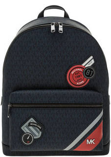 Рюкзак Вместительный рюкзак с монограммой бренда Jet Set Mens Michael Kors