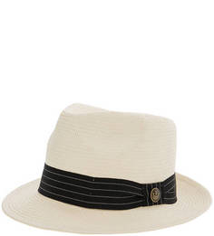 Шляпа Плетеная шляпа молочного цвета с лентой Goorin Bros.