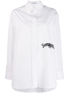 Krizia Vintage panther detail oversized shirt