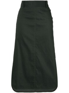 Des Prés slit detail skirt