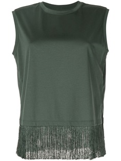 Kuho fringe hem sleeveless T-shirt