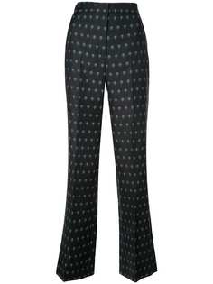 Alexa Chung floral print straight leg trousers