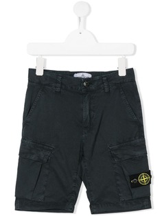 Stone Island Junior шорты с карманами-карго
