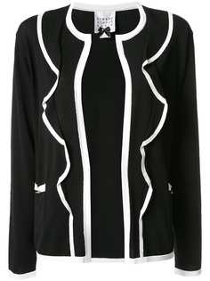 Edward Achour Paris ruffle detail cardigan