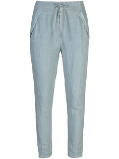 Transit drawstring cropped trousers