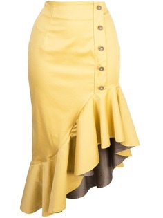 Silvia Tcherassi fitted ruffle skirt