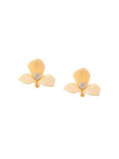 Lele Sadoughi floral pendant earrings