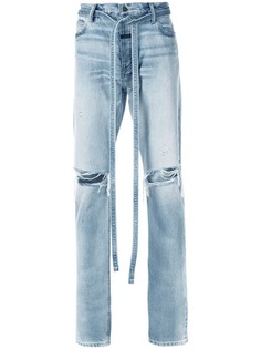 Fear Of God джинсы с прорезями