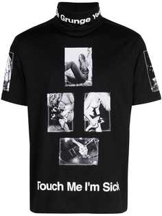 Takahiromiyashita The Soloist топ с принтом Touch Me Im Sick