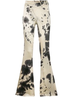Ottolinger tie-dye satin trousers