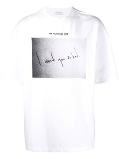 Ih Nom Uh Nit I Want You So Bad print T-shirt