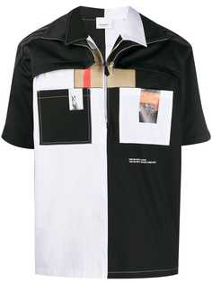 Burberry рубашка с графичным принтом