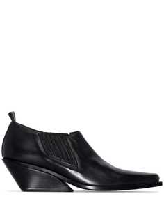 Ann Demeulemeester ботильоны на скошенном каблуке