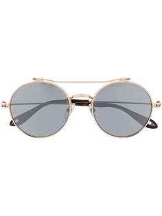 Givenchy Eyewear затемненные солнцезащитные очки в круглой оправе