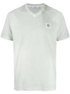 Stone Island футболка с нашивкой-логотипом