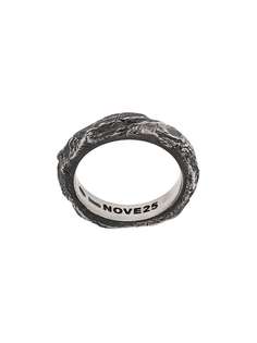 Nove25 узкое фактурное кольцо
