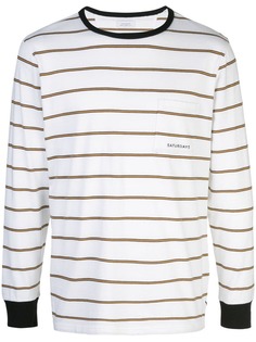 Saturdays Nyc футболка с длинными рукавами в полоску