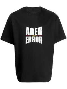 Ader Error футболка свободного кроя с логотипом
