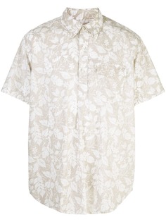 Engineered Garments рубашка с короткими рукавами и цветочным принтом