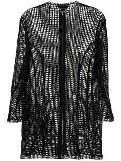 Comme Des Garçons Vintage удлиненный сетчатый жакет