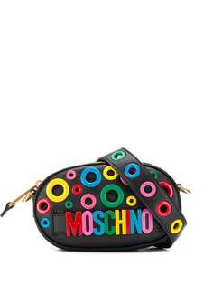 Moschino поясная сумка с люверсами