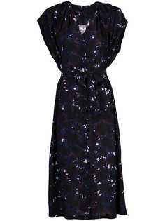 Anntian платье-рубашка с абстрактным принтом