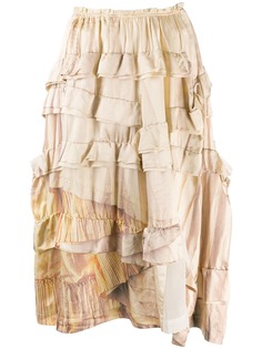 Comme Des Garçons Vintage многослойная юбка 2000-х годов с оборками