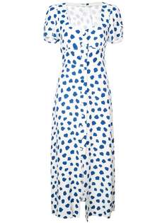 Rixo patterned midi dress