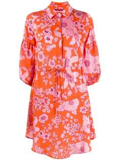 Guardaroba платье-рубашка миди с цветочным принтом