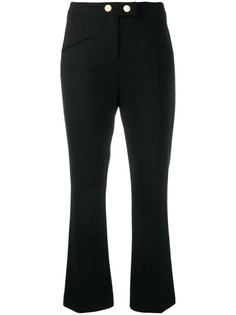 Cavalli Class cropped jetted trousers