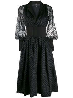 Avaro Figlio broderie anglaise flared dress