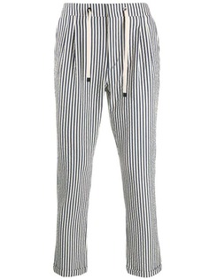 Be Able striped straight-leg trousers