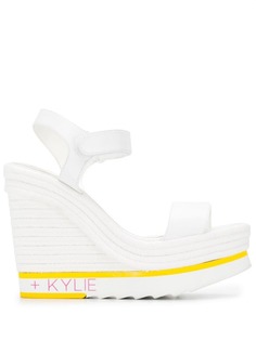 Kendall+Kylie touch strap wedge sandals