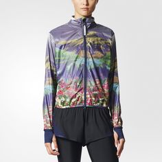 Куртка для бега Mountain Floral adidas Performance