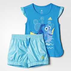 Комплект: футболка и шорты Disney Dory adidas Performance