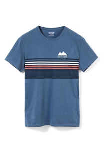 Голубая футболка с полосками Timberland