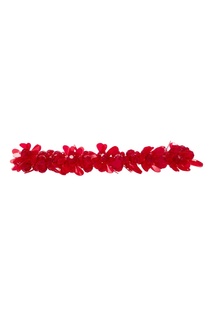 Ожерелье из красных цветков Simone Rocha