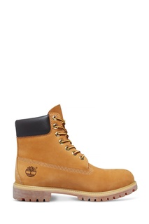 Бежевые ботинки на шнуровке Timberland