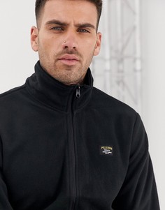 Черная флисовая куртка Pull&Bear - Черный