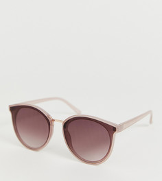 Розовые большие солнцезащитные очки Stradivarius - Розовый