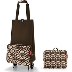 Сумка на колесиках Reisenthel Foldabletrolley diamonds mocha HK6039
