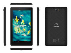 Планшет Digma Plane 7580S 4G Black PS7192PL (Spreadtrum SC9832E 1.4 GHz/1024Mb/16Gb/GPS/3G/Wi-Fi/Bluetooth/Cam/7.0/1280x600/Android)