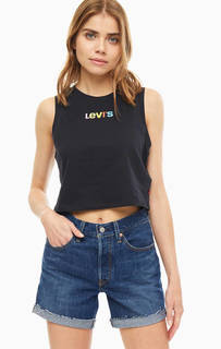 Топ Укороченный топ с логотипом бренда Levis