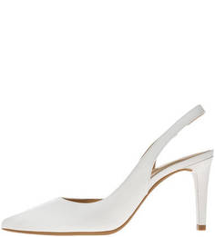 Туфли Кожаные туфли белого цвета Lucille Michael Kors